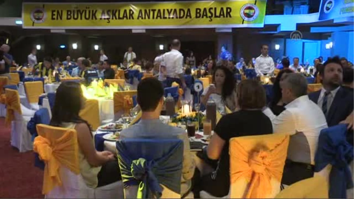 Aziz Yıldırım Antalya\'da Şampiyonluk Kutlamasına Katıldı