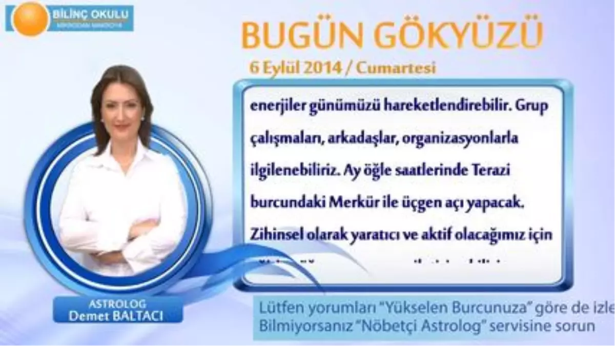 Başak Burcu, Günlük Astroloji Yorumu