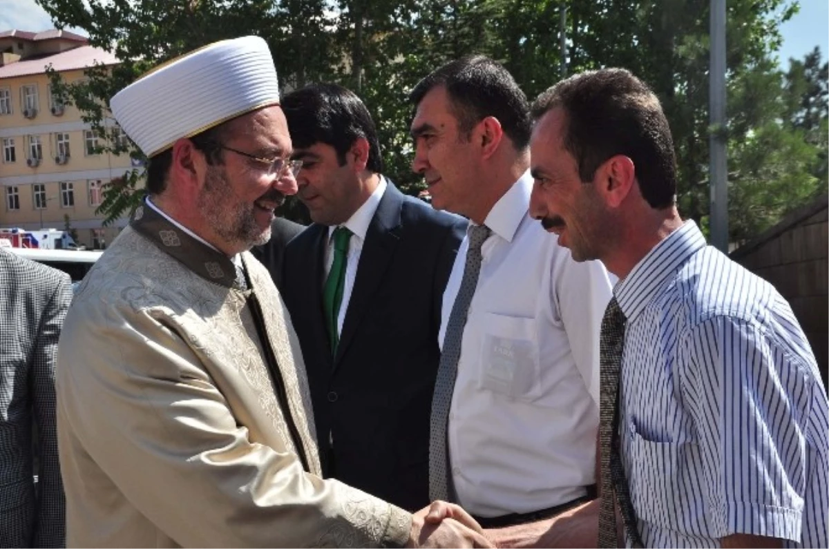 Diyanet İşleri Başkanı Prof. Dr. Görmez\'in Bitlis Ziyaretleri