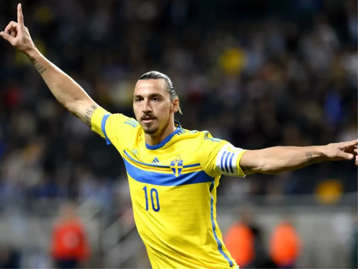 İsveç\'in Golcüsü Ibrahimovic\'ten Bir Rekor Daha