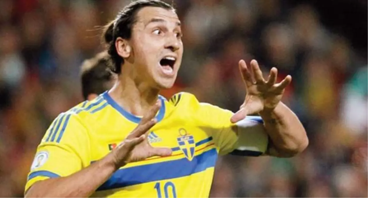 İsveç\'in Golcüsü Ibrahimovic\'ten Bir Rekor Daha