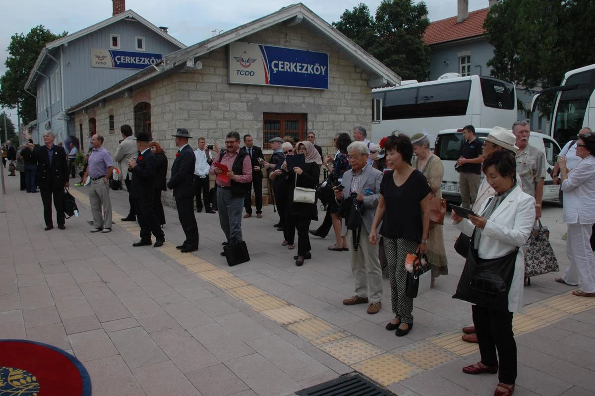 Tarihi Orient Express, Çerkezköy\'den Hareket Etti