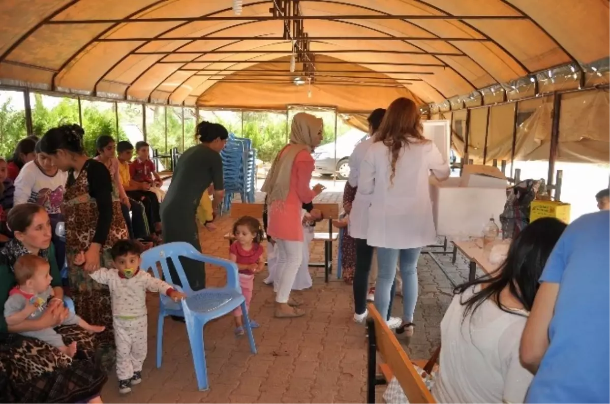 Yezidiler, Dargeçit\'te Sağlık Taramasından Geçirildi