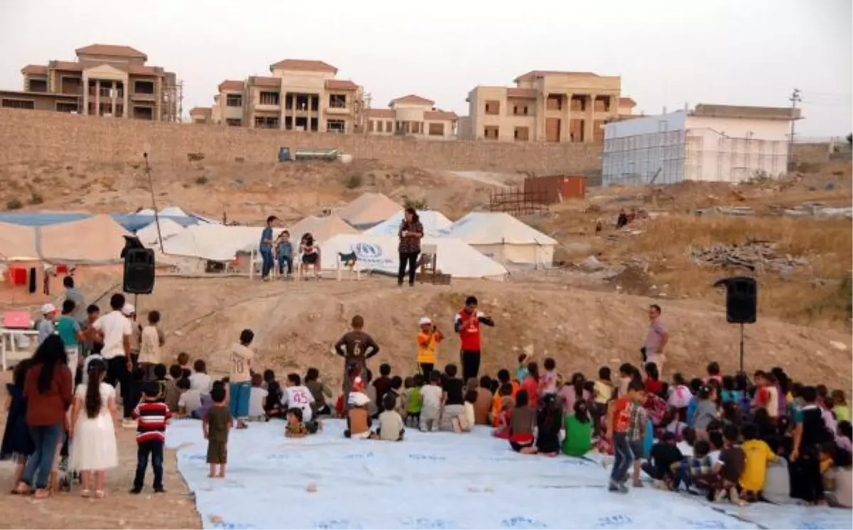 Ezidi Çocuklara, Çocuk Sanatçılar Konser Verdi