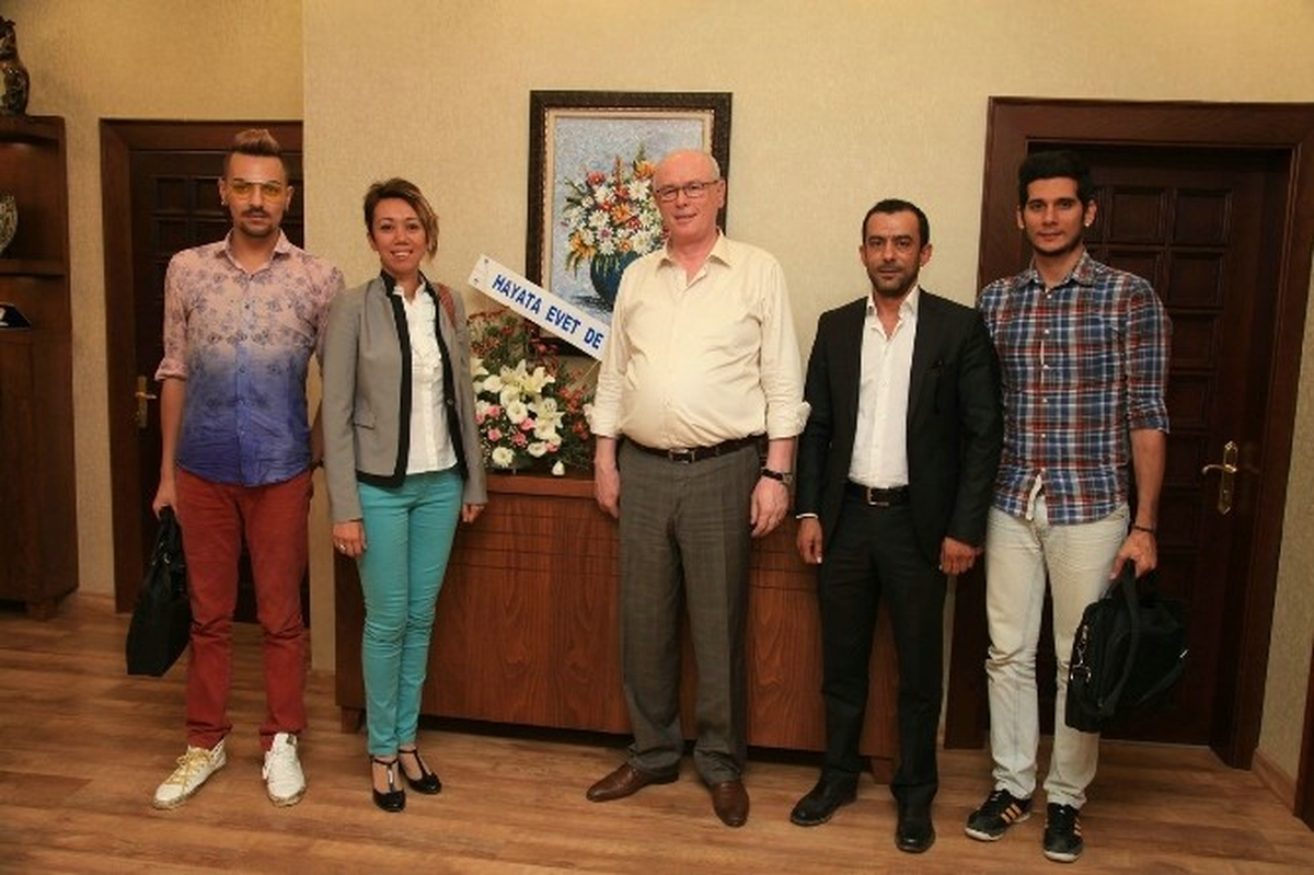Hayata Evet de Derneği\'nden Başkan Kurt\'a Ziyaret