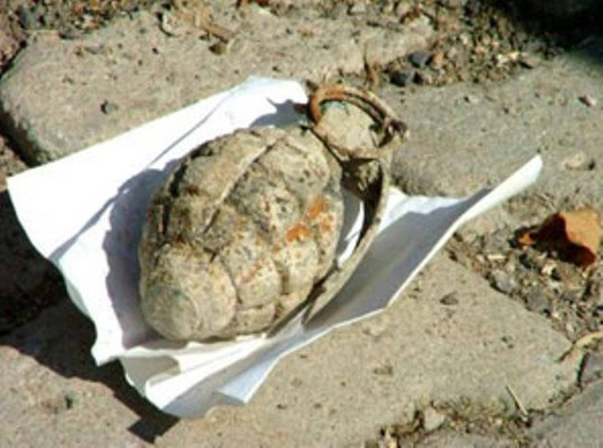 Baraj Kıyısında 3 El Bombası Bulundu