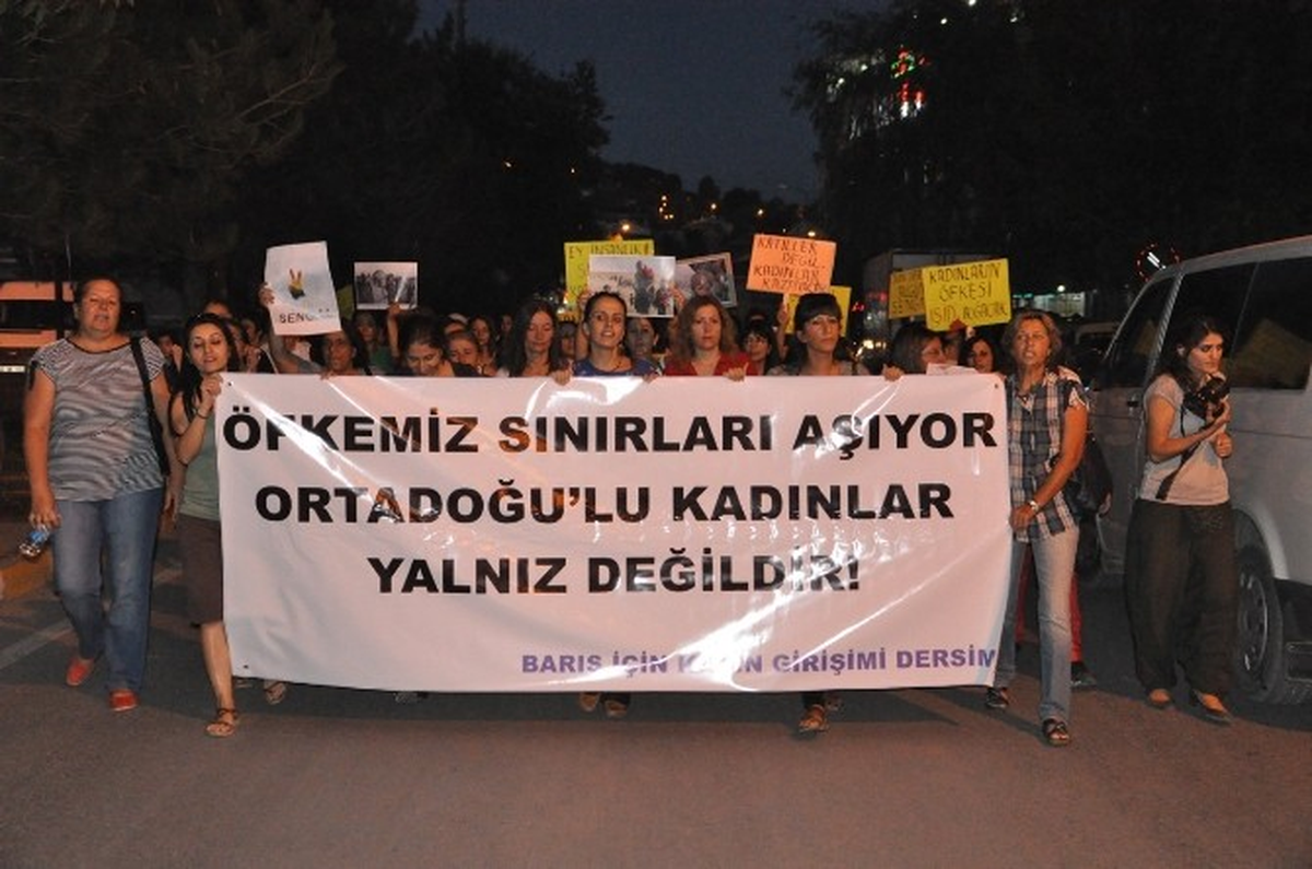 Tuncelili Kadınlar, "Ortadoğulu Kadınlar Yalnız Değildir"