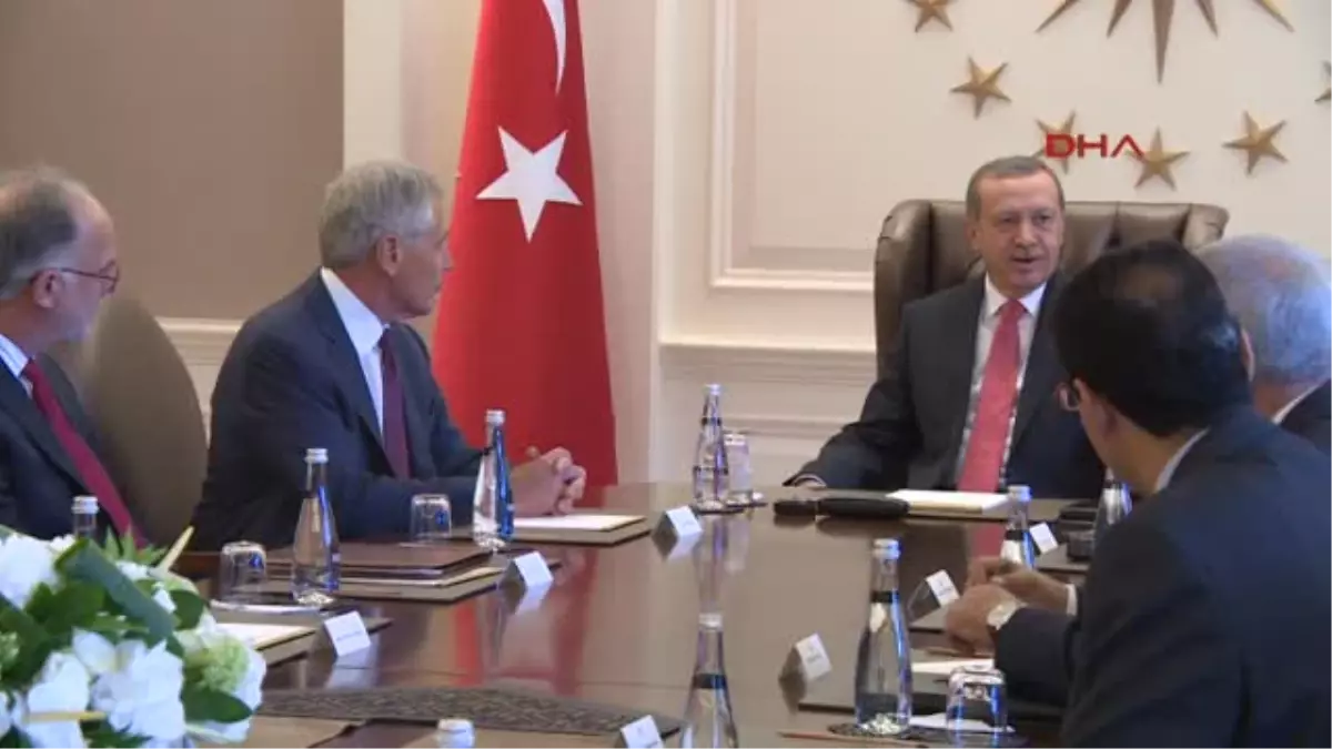 ABD Savunma Bakanı Hagel Çankaya Köşkü\'nde