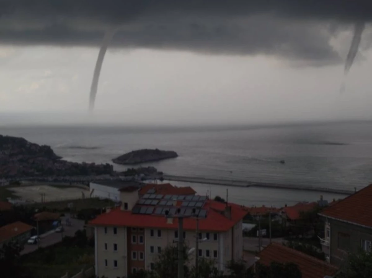 Amasra\'da Hortum Paniği Yaşandı