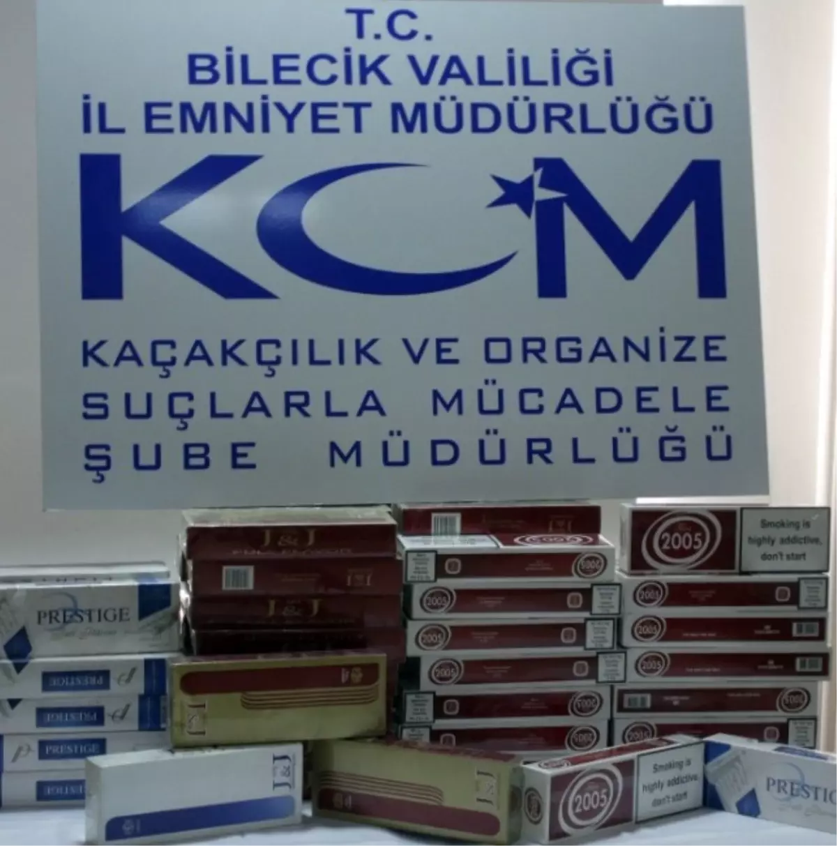 Bilecik\'te Kaçak Sigara Operasyonu