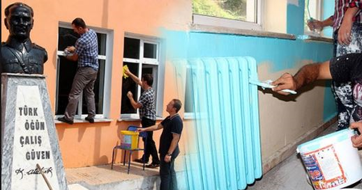 Fedakar Öğretmenler İş Başında