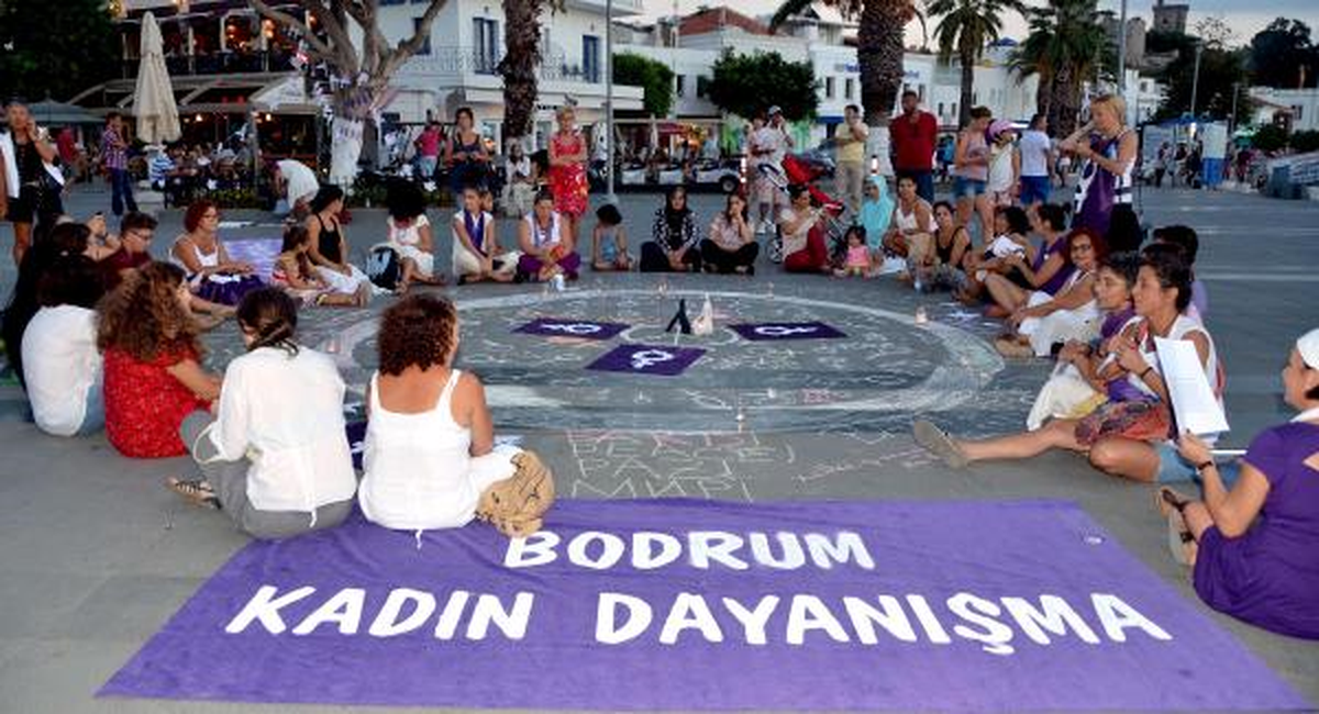 Kadınlar Barış İçin Bodrum\'da da Sokakta