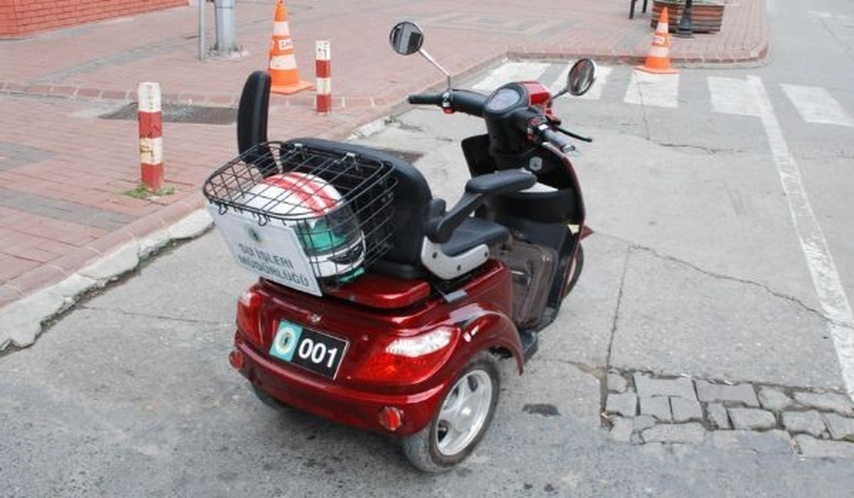 Su İşleri Müdürlüğüne Elektrikli Motosiklet