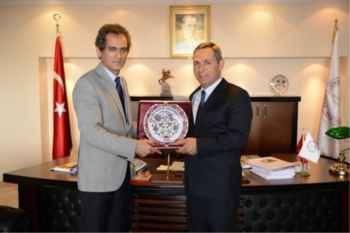 Ereğli Belediye Başkanı Hüseyin Uysal\'dan Rektör Özer\'e Ziyaret