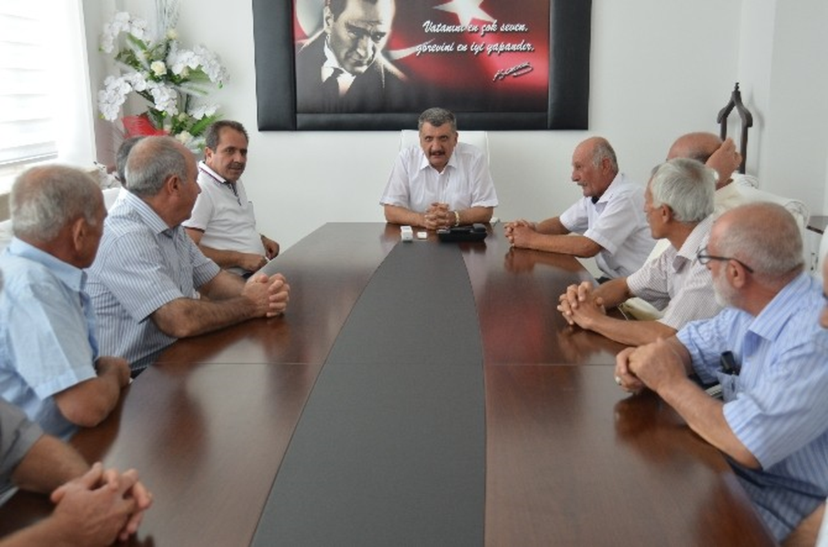 Eski Meclis Üyeleri, Başkan Gürkan\'ı Ziyaret Etti