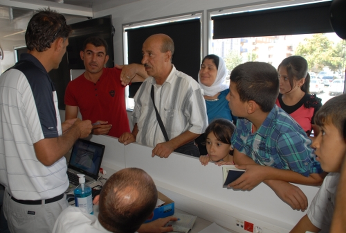 Ezidiler AFAD Tarafından Kaydediliyor