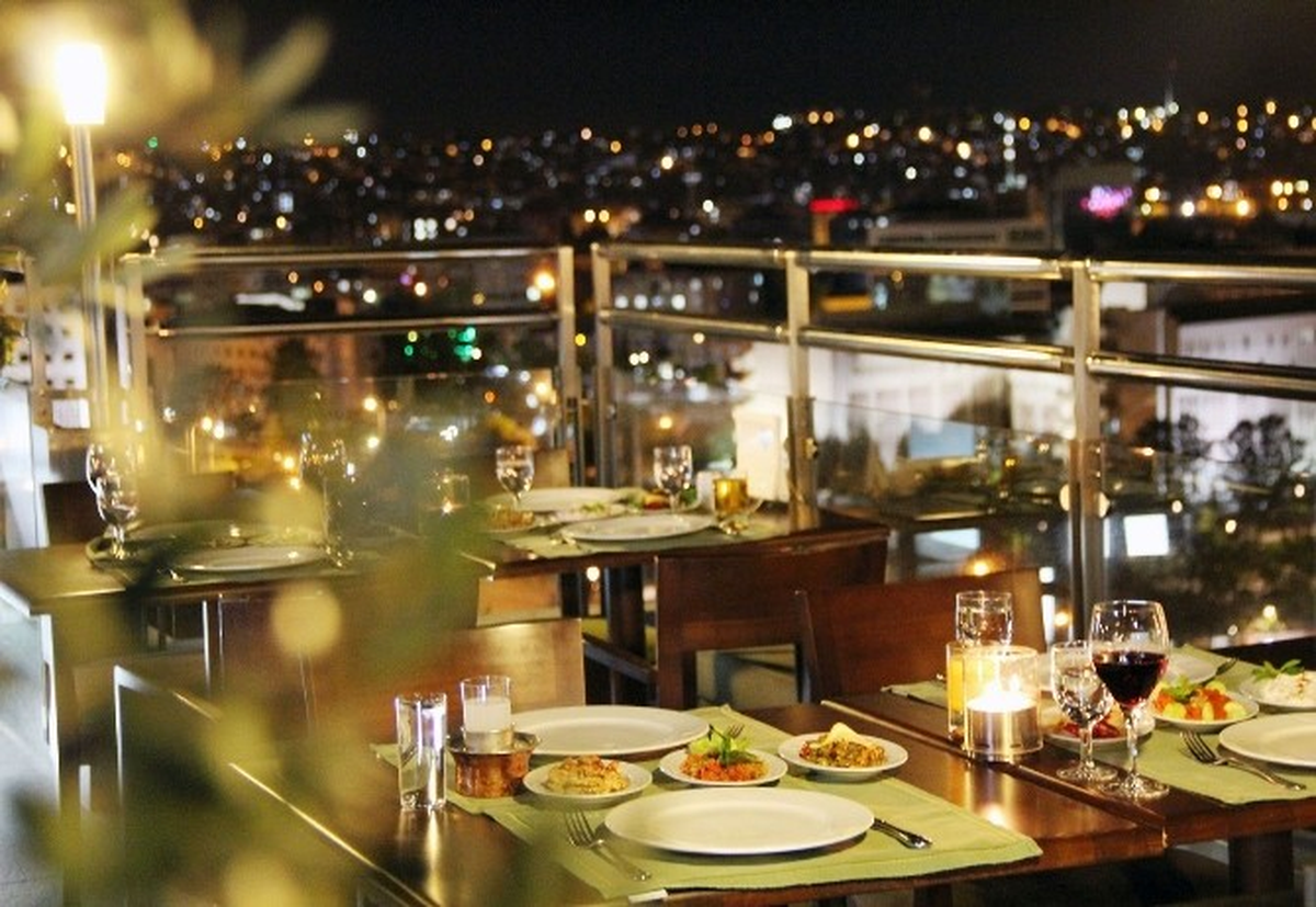 Gaziantep Geceleri Tuğcan Otel Cam Terasında Bir Başka Güzel