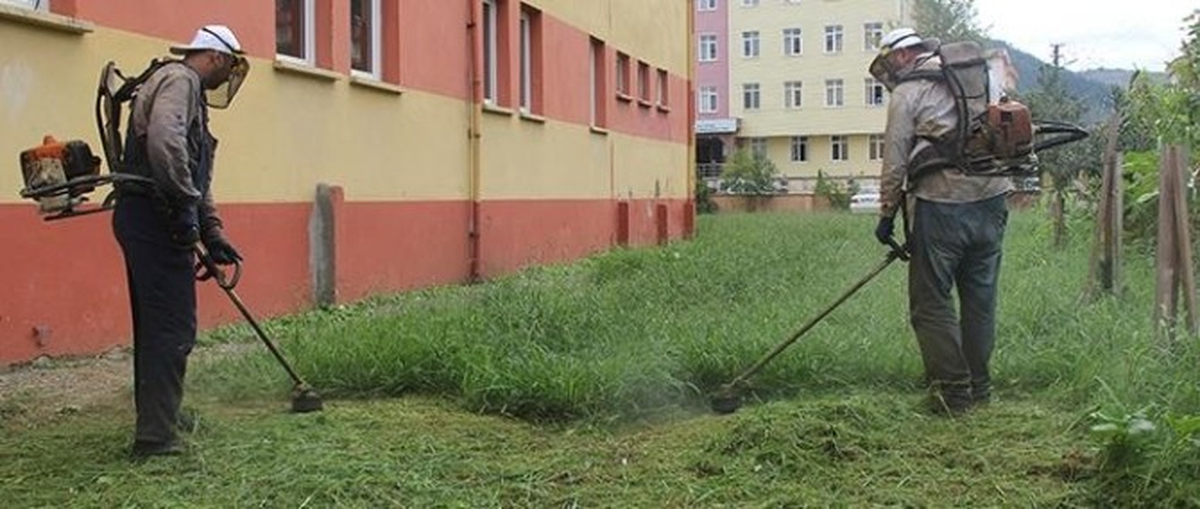 Giresun Belediyesi Okul Bahçelerini Yeni Eğitim Sezonuna Hazırlıyor