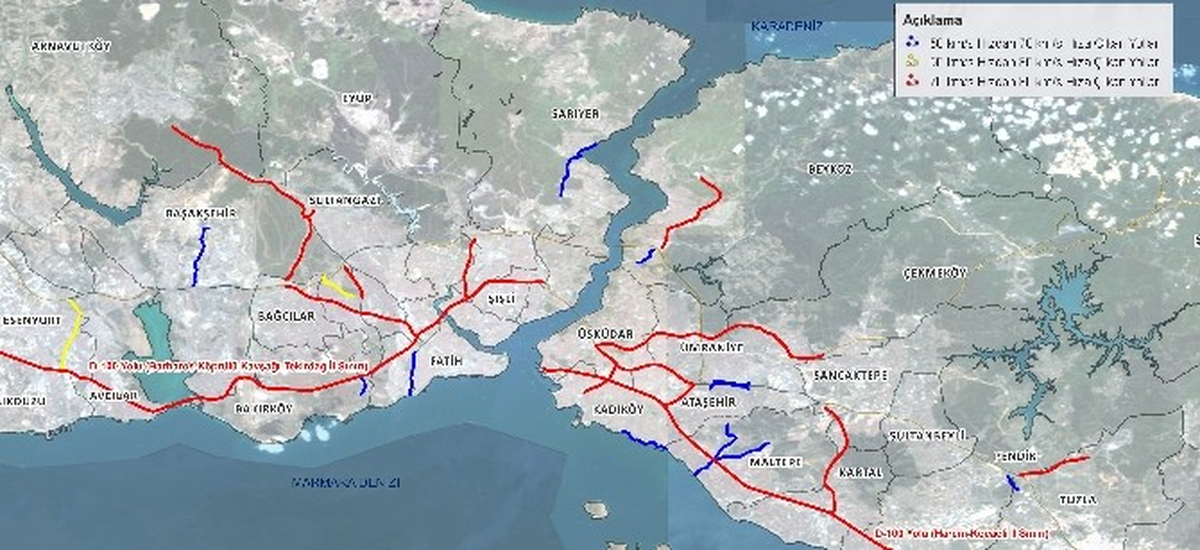 İstanbul\'da Yol Hız Limitlerinde Değişim