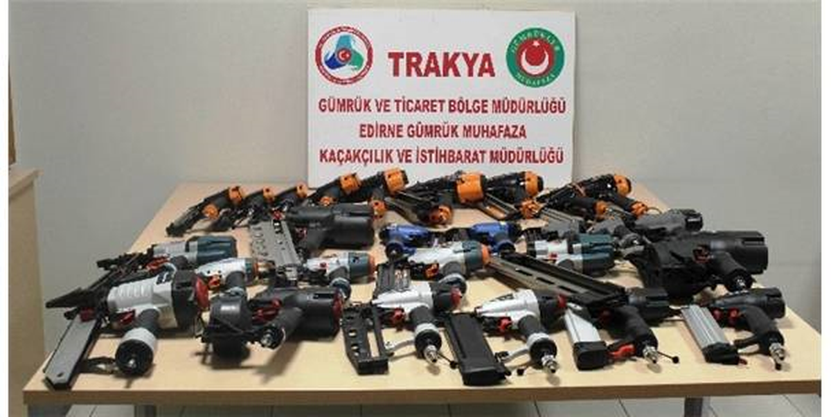 Kapıkule\'de "Çivi Tabancası" Operasyonu