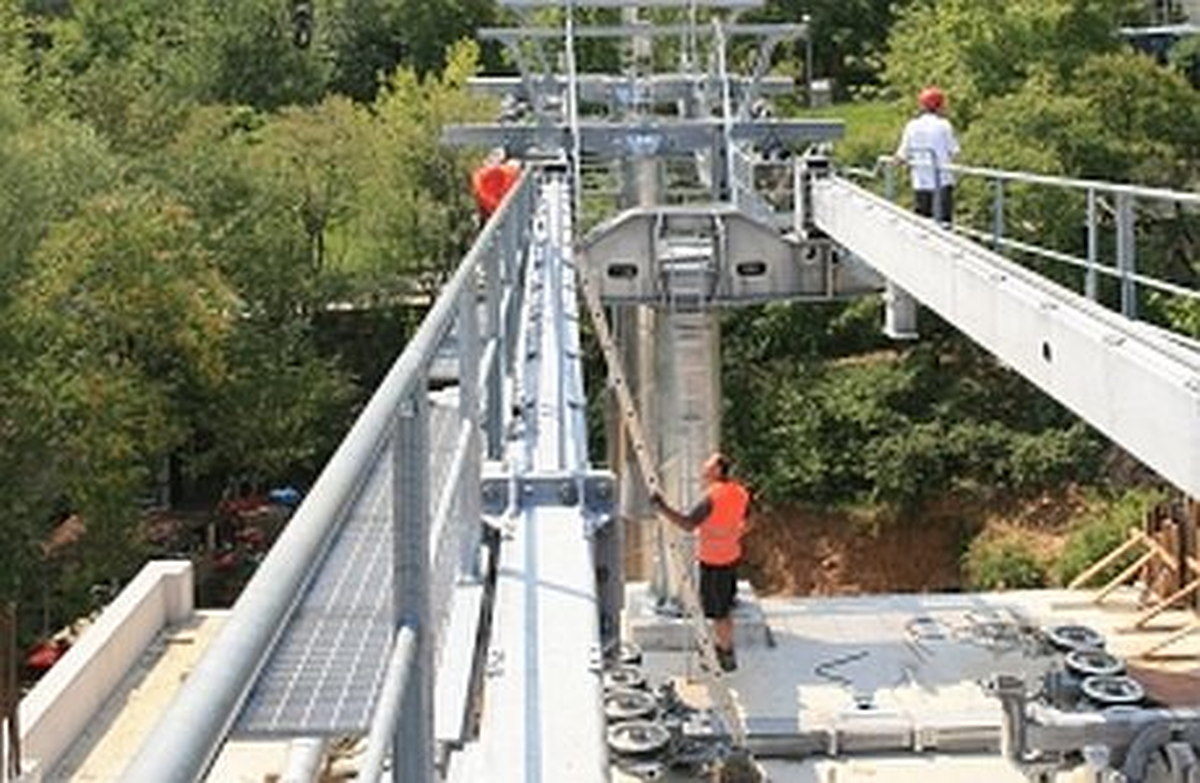 Teleferikte Bakım Çalışmaları