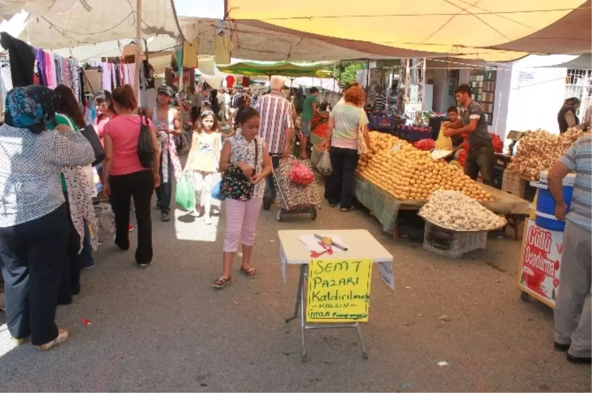 Pazarcılar Semt Pazarı İçin İmza Kampanyası Başlattı