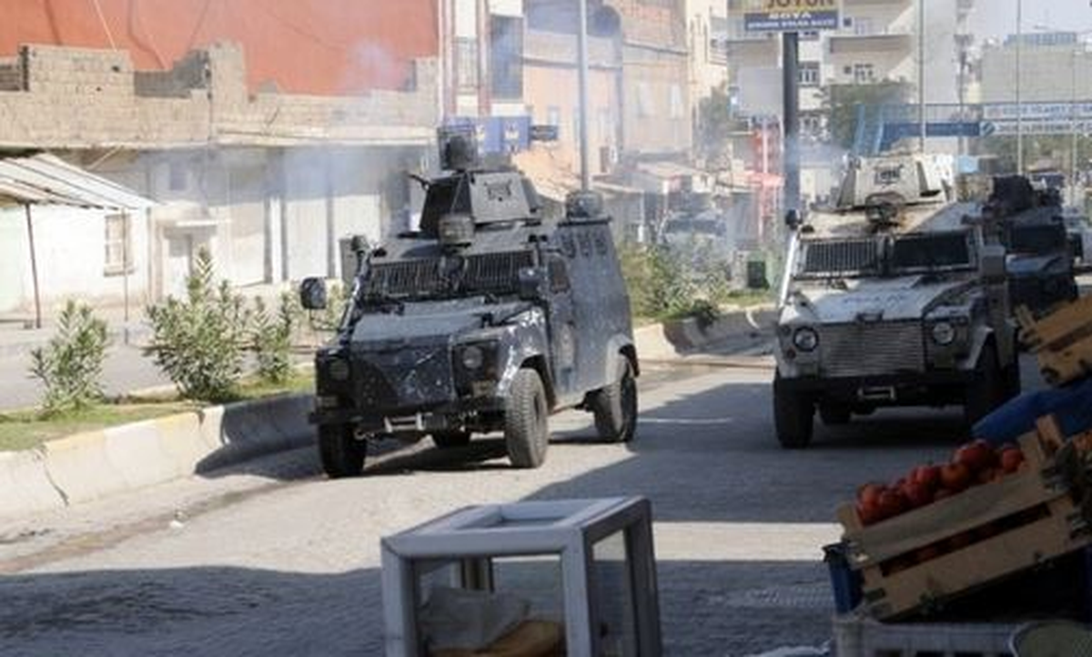 Cizre\'de Bir İzinsiz Gösteriye Polis Müdahale Etti