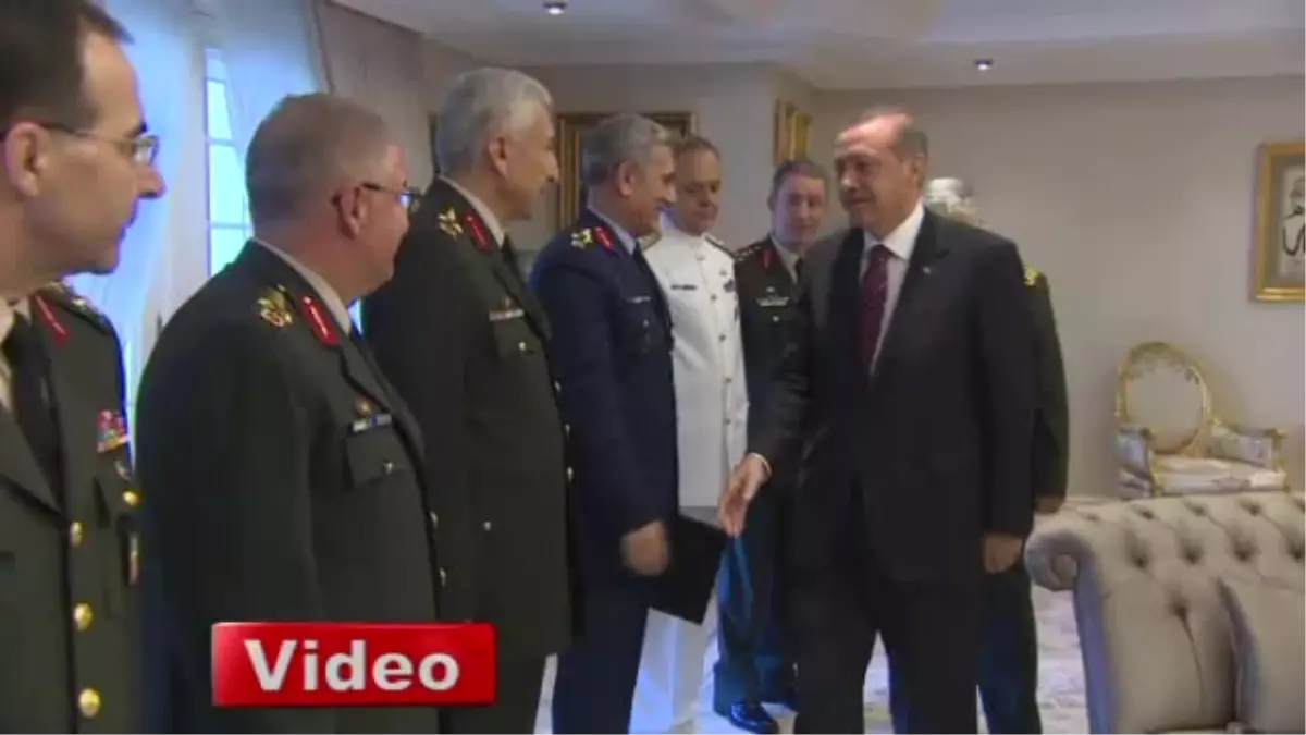 Cumhurbaşkanı Erdoğan Kuvvet Komutanlarını Kabul Etti