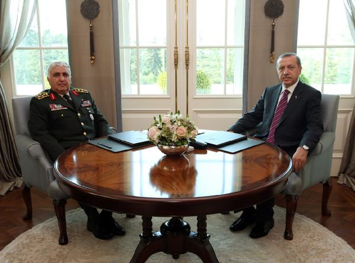 Cumhurbaşkanı Erdoğan Orgeneral Necdet Özel\'i Kabul Etti