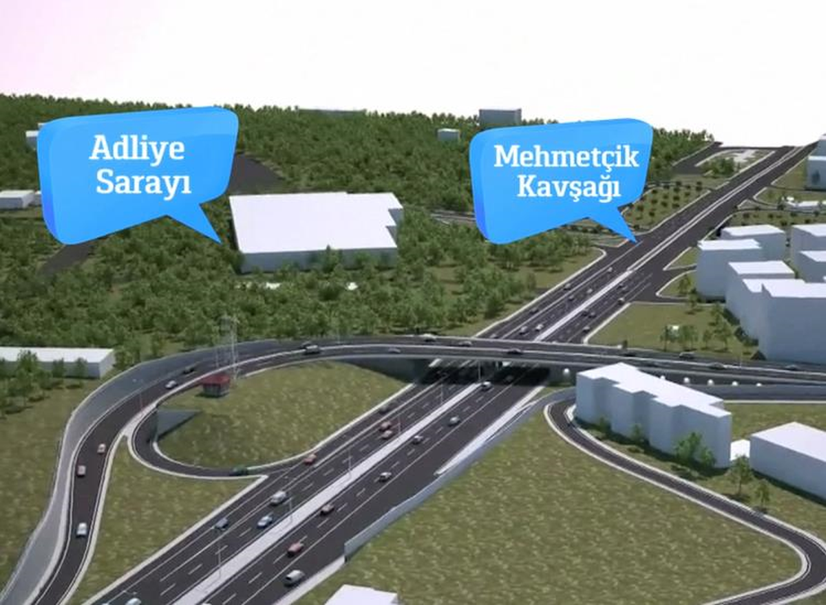 Gaziantep\'e 2 Yeni Köprülü Kavşak