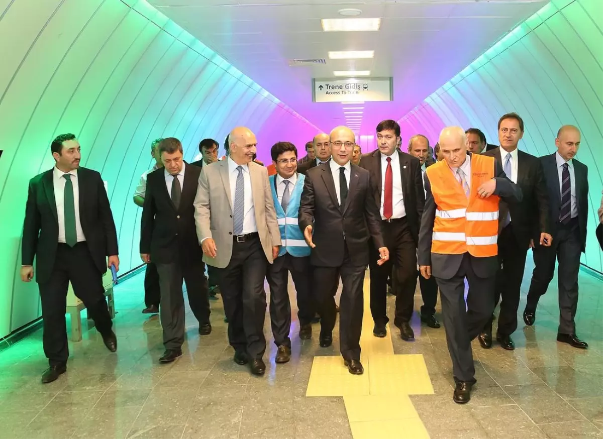 Levent-Hisarüstü Metrosu Son Ray Kaynağı Töreni