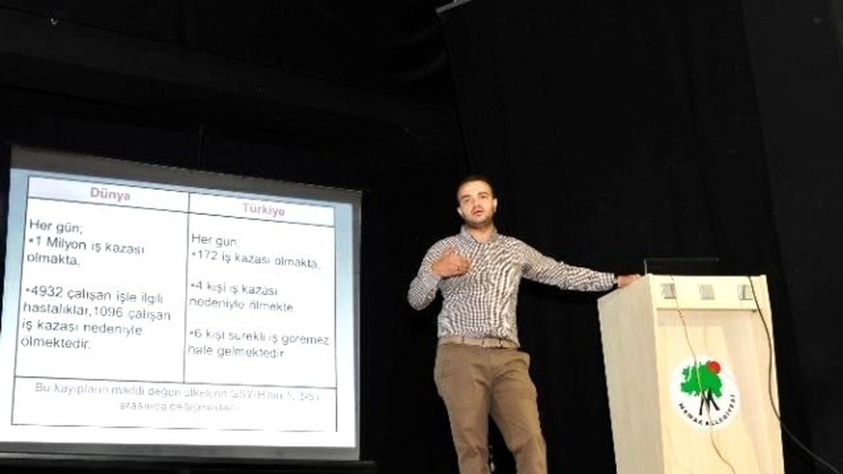 Mamak\'ta Öğretmenlere İş Sağlığı ve Güvenliği Semineri Verildi