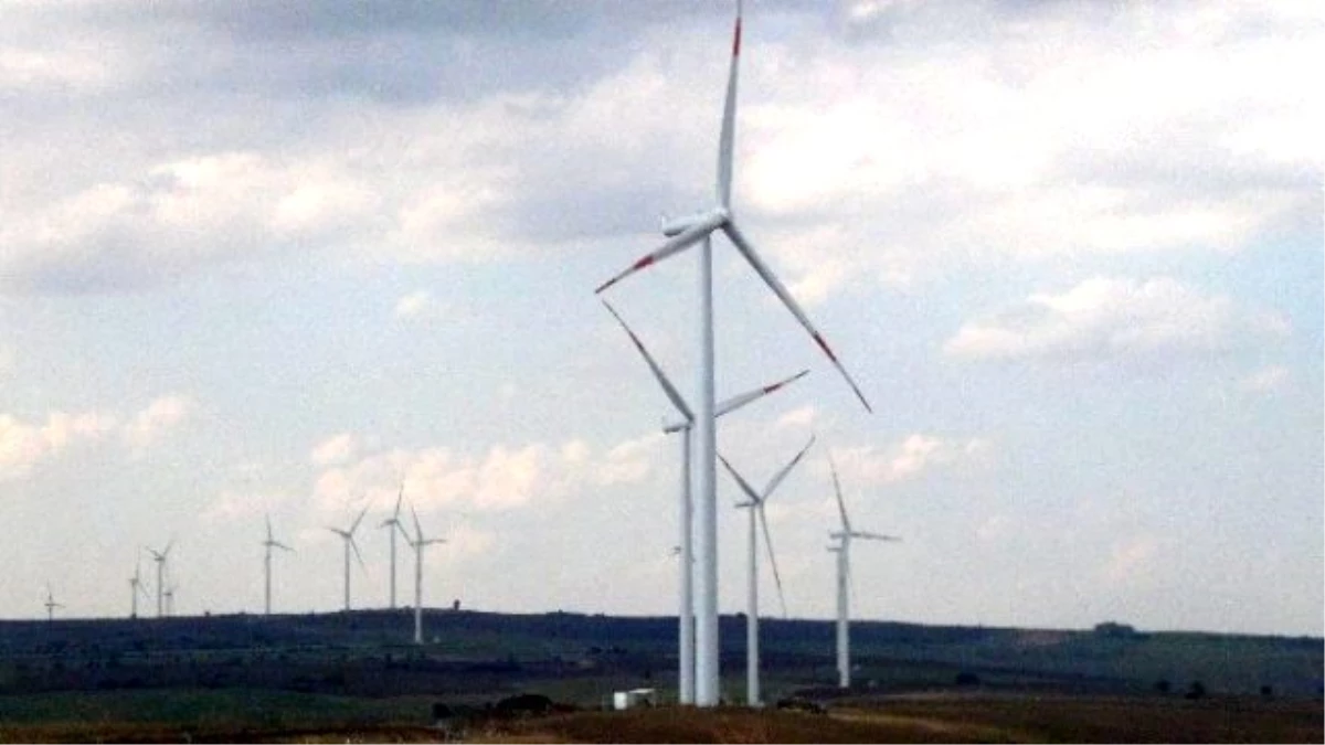 Tekirdağ\'da Balabanlı Rüzgar Enerji Santrali Açıldı