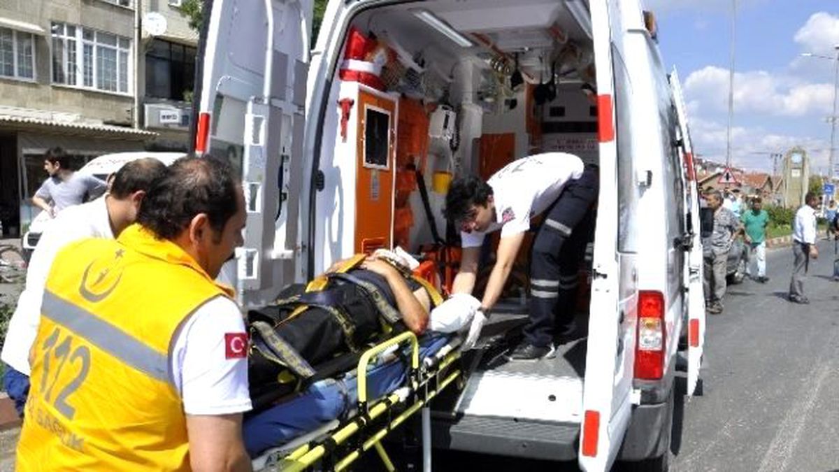 Tekirdağ\'da Trafik Kazası: 1 Yaralı