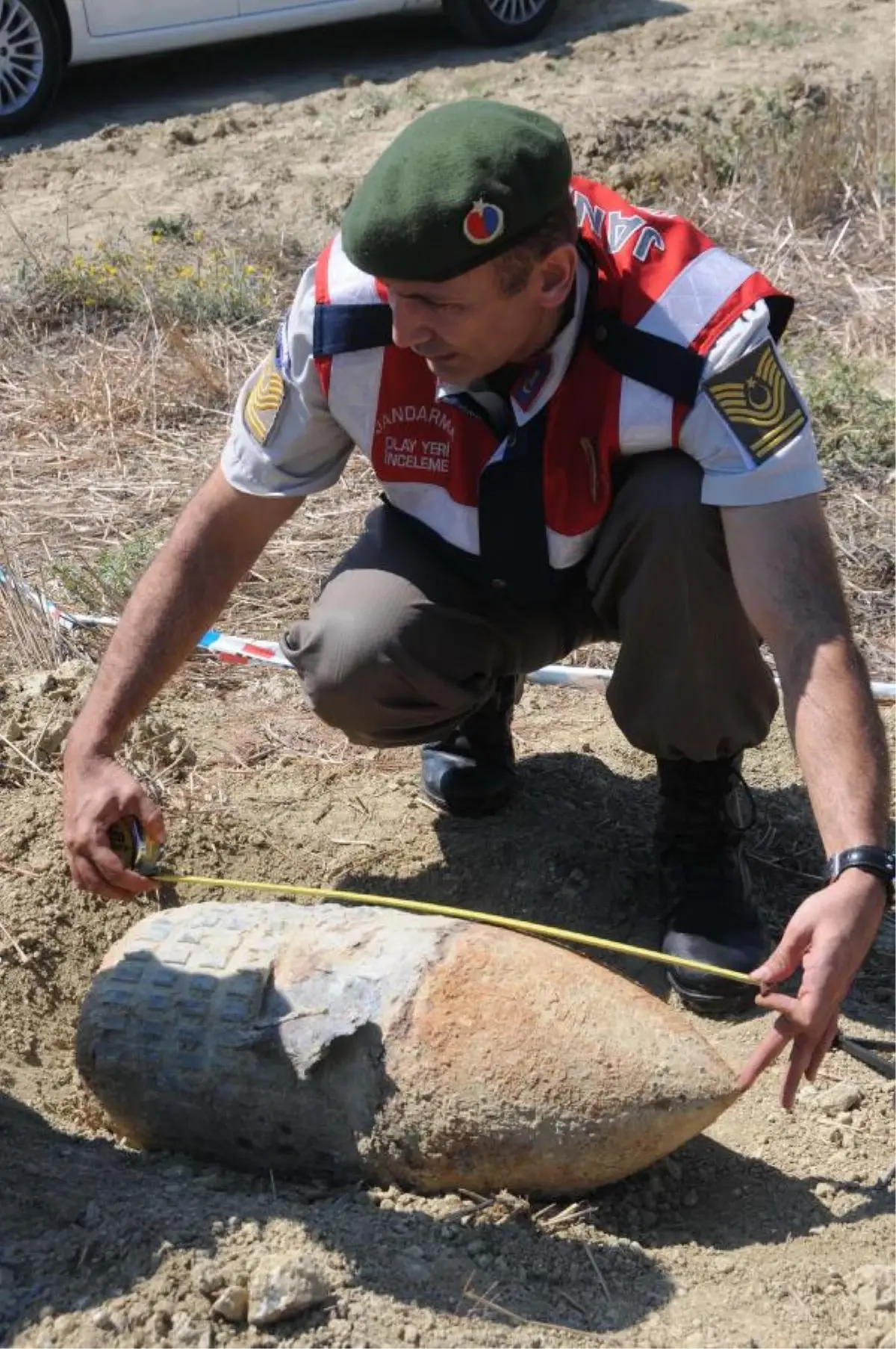 Çanakkale\'de Bulunan Bir Top Mermisi 99 Yıl Sonra Patlatıldı