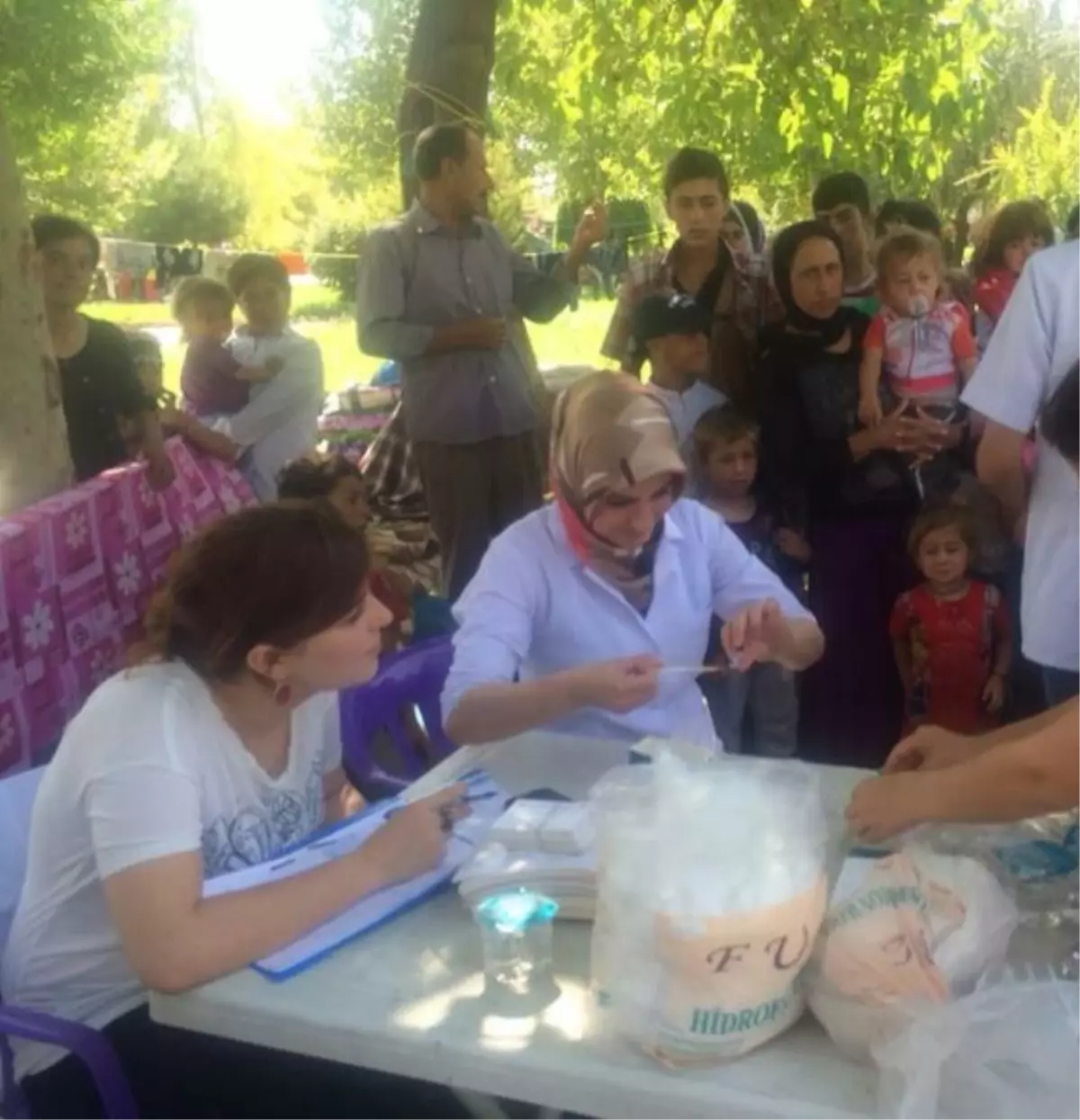 3 Bin Ezidi Sağlık Taramasından Geçirildi