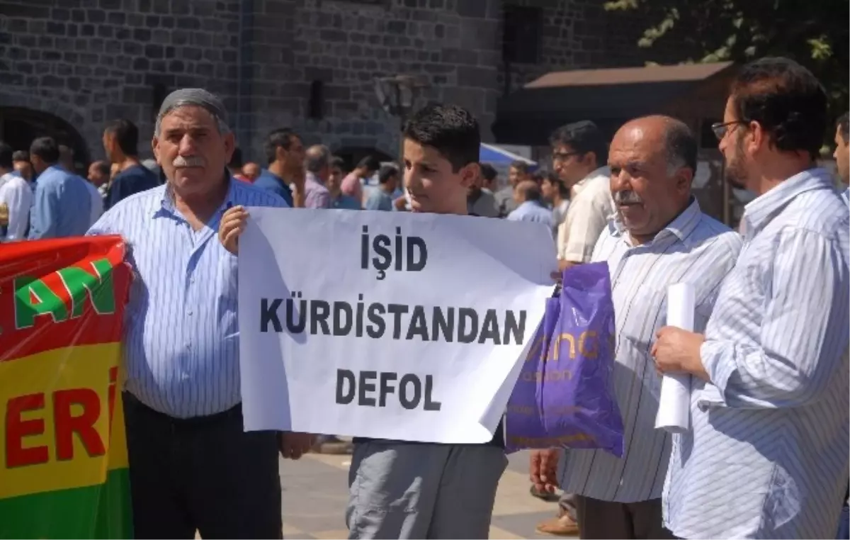 Diyarbakır\'da Işid Protestosu