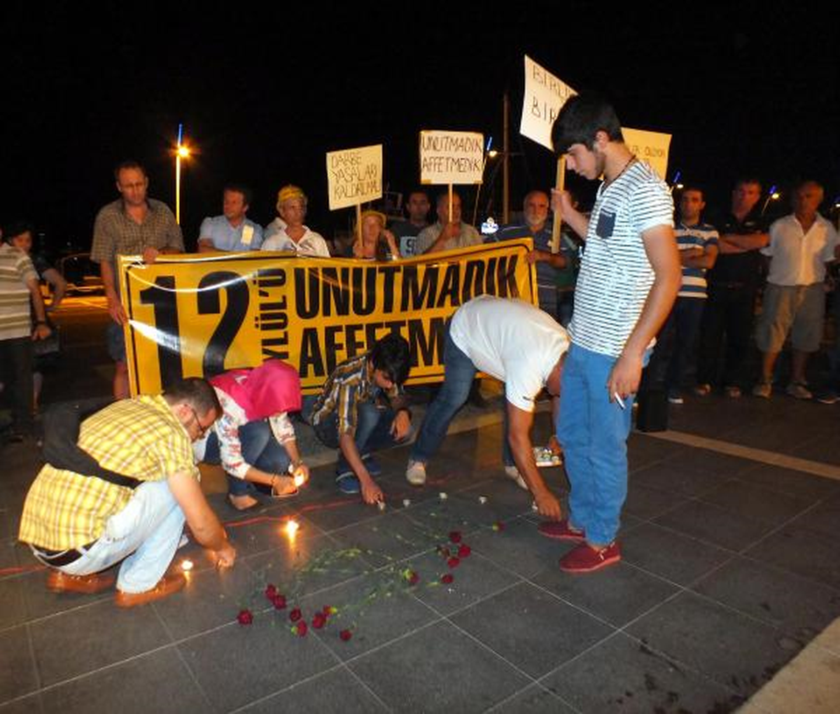 Marmaris\'te 12 Eylül Protestosu