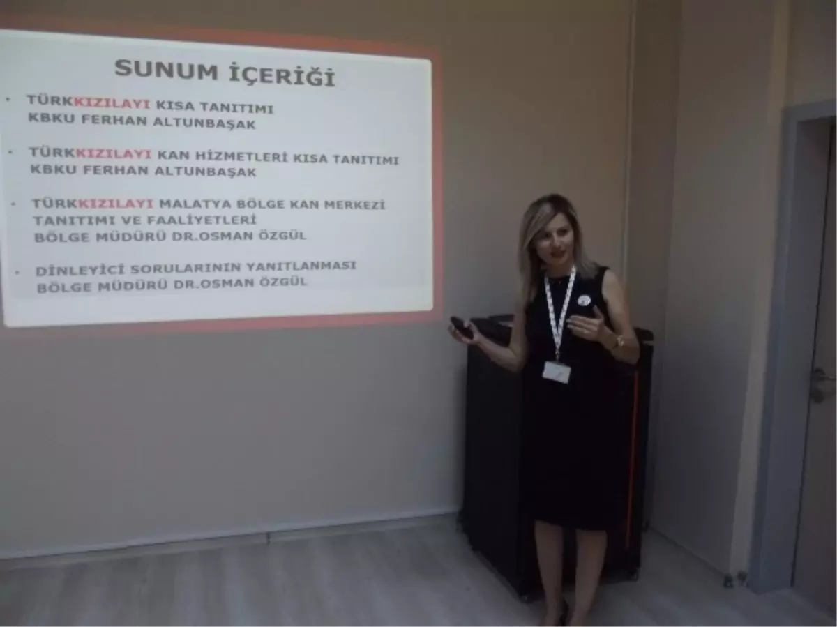 Basına Ulusal Kan Temini Programı Anlatıldı