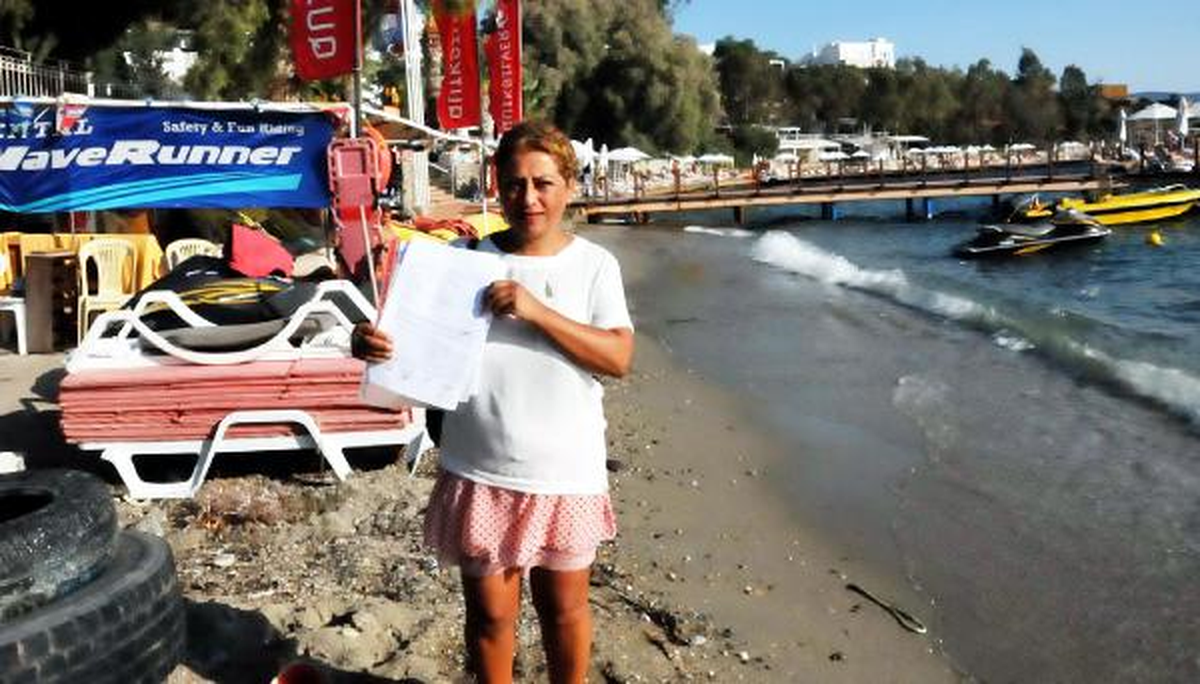 Bodrum\'da Plaj Tartısması