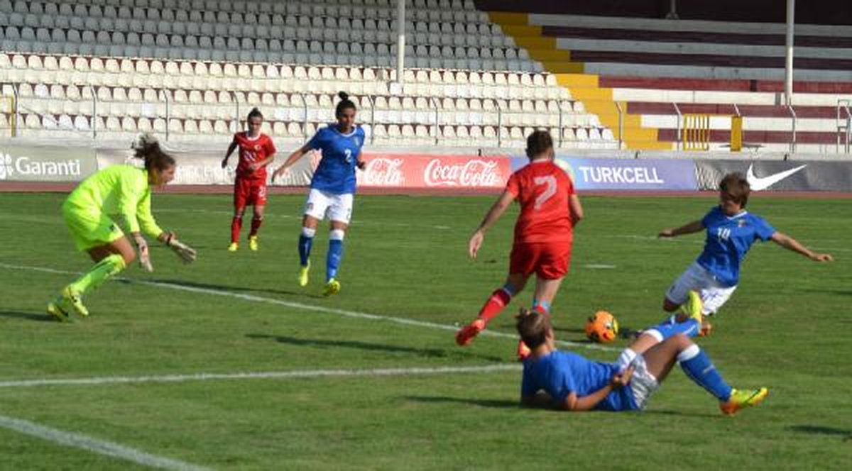 Türkiye U19 Kadın Milli Takımı, İtalya\'ya 1-0 Yenildi