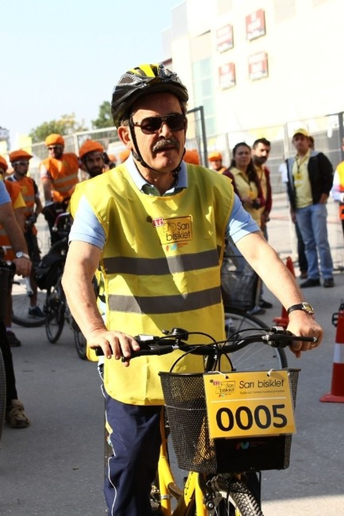 Büyükerşen "Sarı Bisiklet" Etkinliğinde Pedal Çevirdi