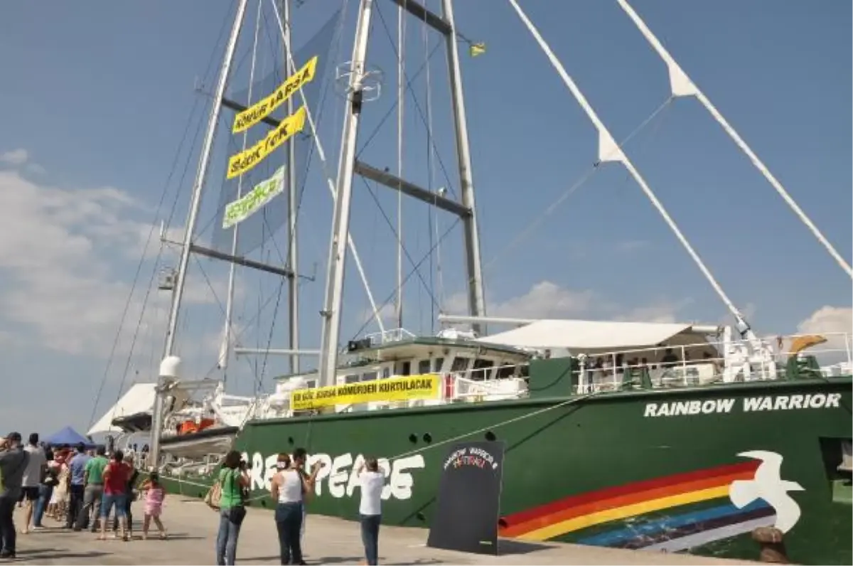 Greenpeace, \'Termik Santrale Hayır\' Demek İçin Mudanya\'da