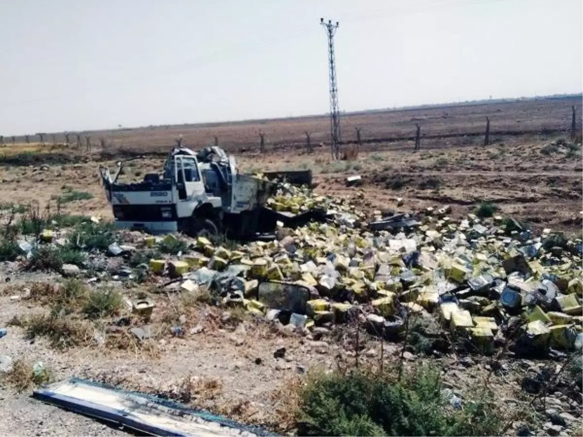 Hurdaya Dönen Kamyonun Sürücüsü Hafif Yaralandı