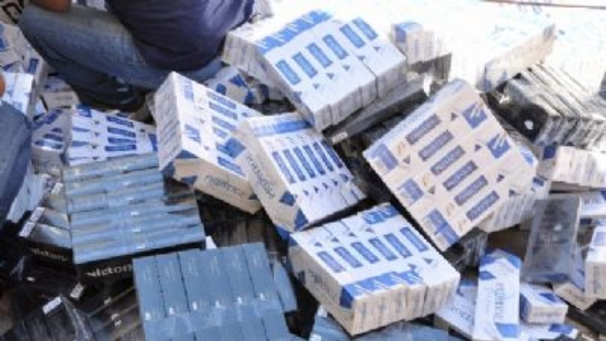 11 Bin Paket Kaçak Sigara Ele Geçirildi