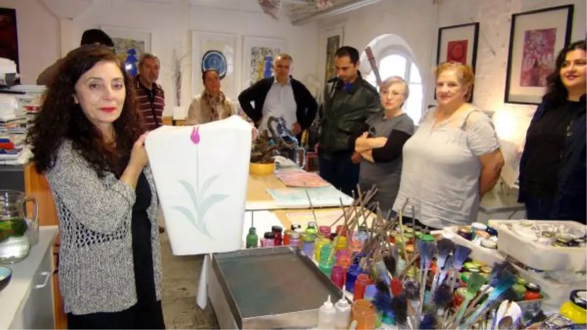 Almanya\'da Ebru Sanatı Haftası Etkinliği