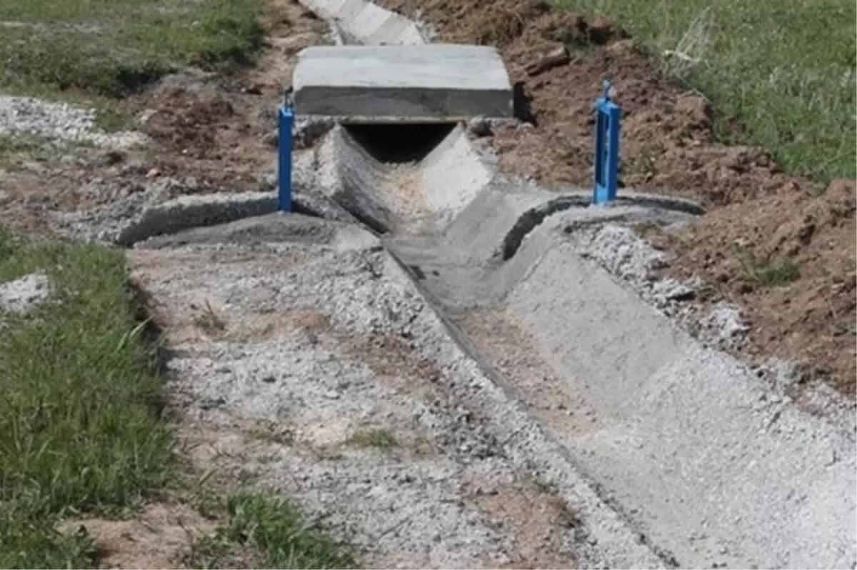 Beton Kanal Yapımında Sona Gelindi
