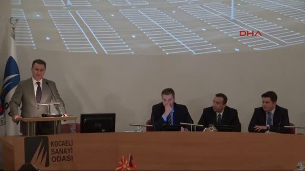 Makedonya Başbakanı Nikola Gruevsk Türk Sanayicileri Ülkemize Yatırım Yapmaya Bekliyoruz