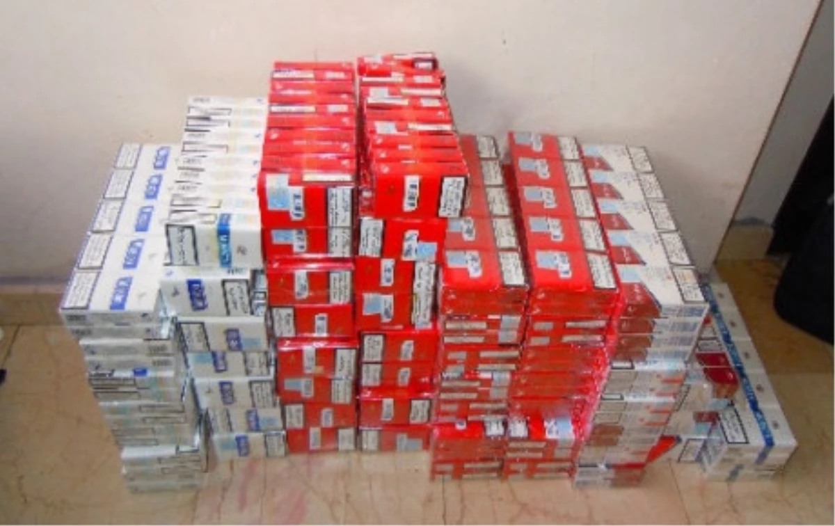 Mersin\'de 9 Bin 650 Paket Kaçak Sigara Ele Geçirildi