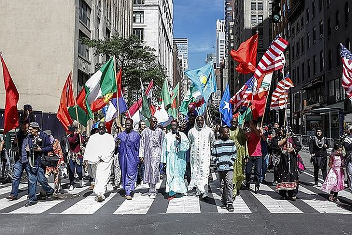 New York\'un Göbeğinde Namaz Kıldılar